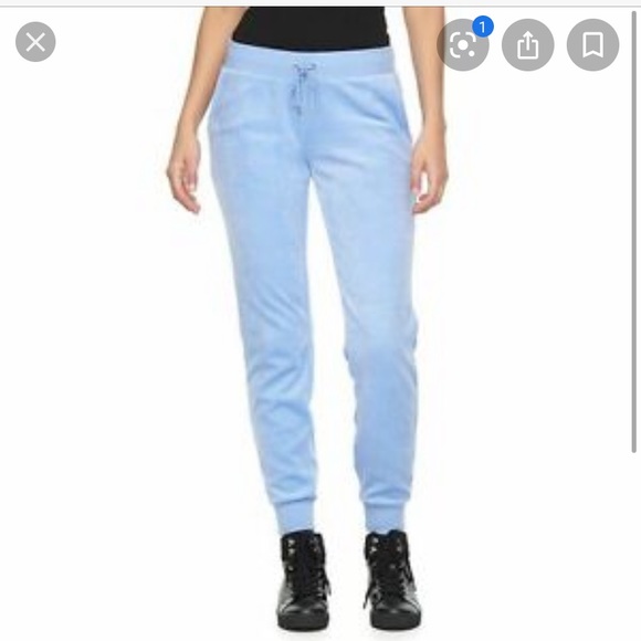 Juicy Couture Pants - Juicy couture blue joggers